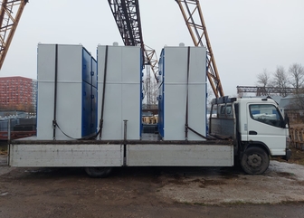 Перевозка груза низкорамной площадкой