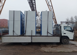 Перевозка груза низкорамной площадкой