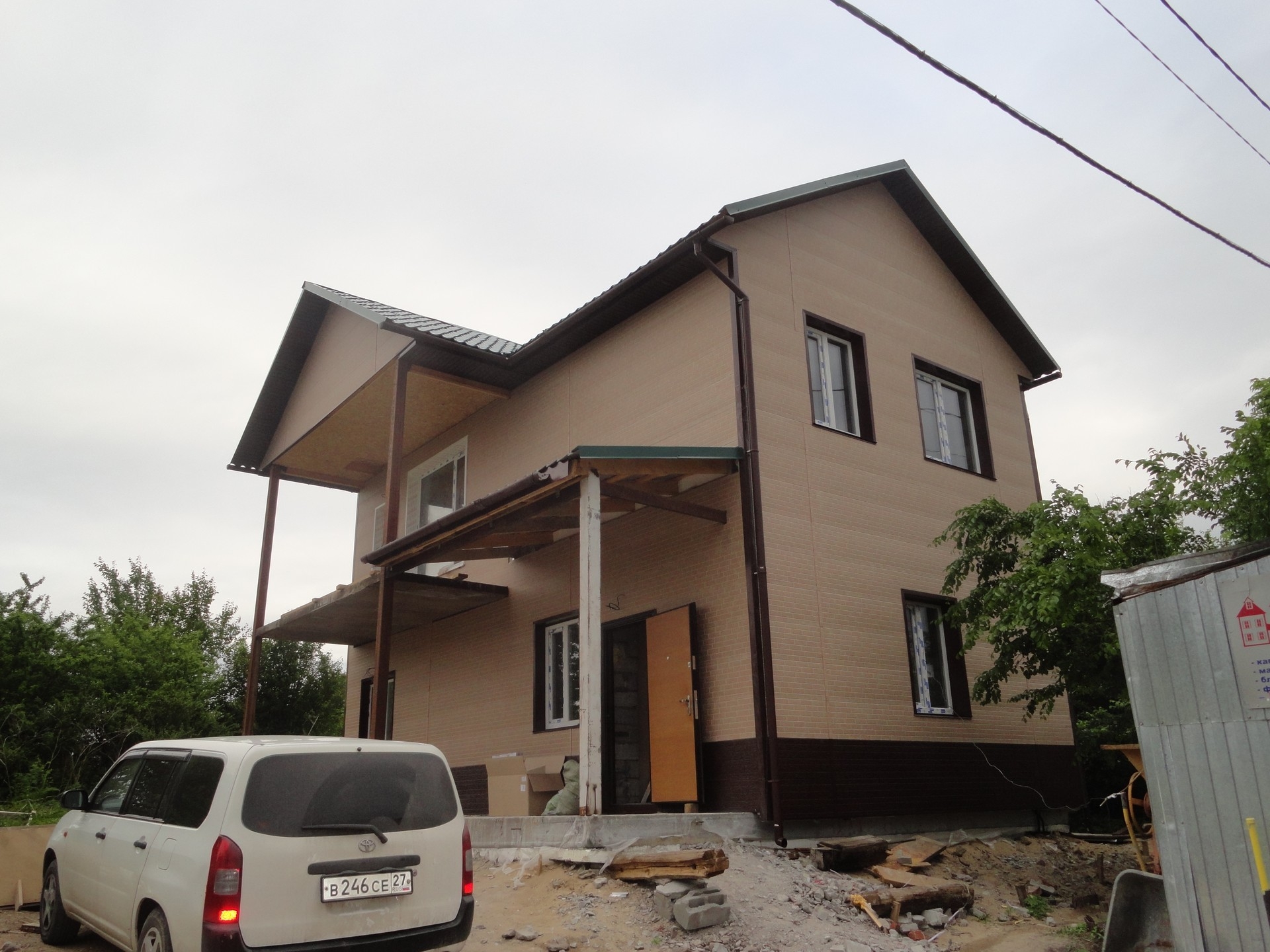 Устройство козырька