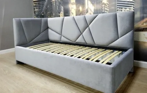 Купить односпальную кровать на заказ Милан 44