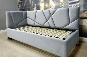 Купить односпальную кровать на заказ Милан 44