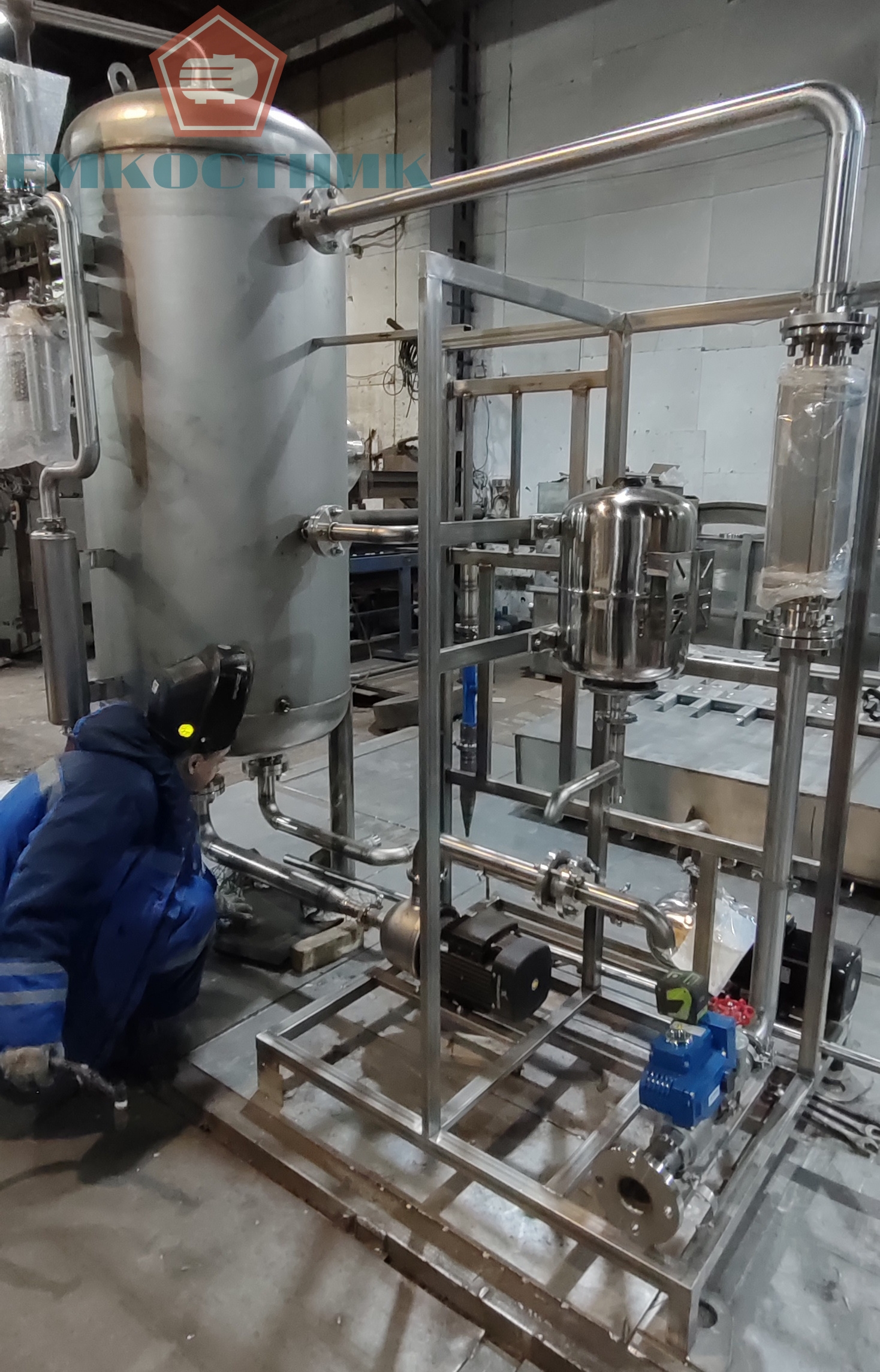 Выполнили заказ на изготовление установки озонирования воды