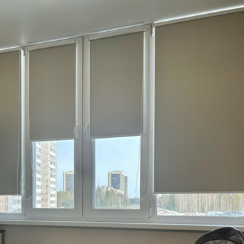 Рулонные шторы ткань бамбук