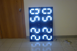 Светодиодное табло для хоккея 135х85_15х4_10х25S128х16