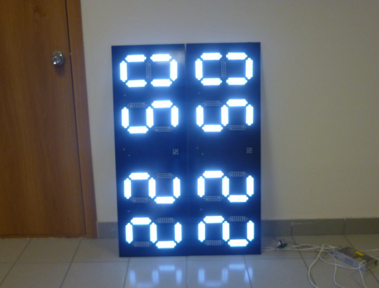 Светодиодное табло для хоккея 135х85_15х4_10х25S128х16