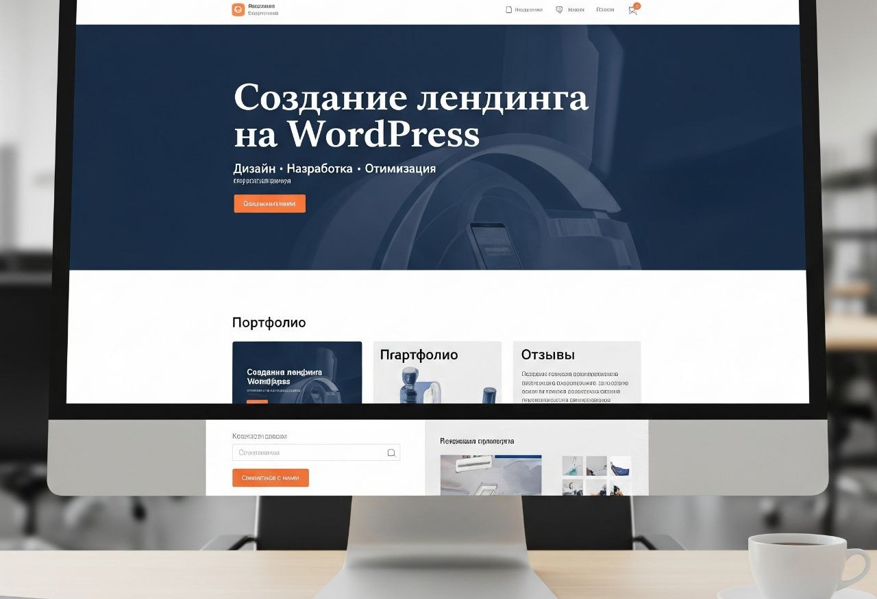 создание сайта лендинга на вордпресс