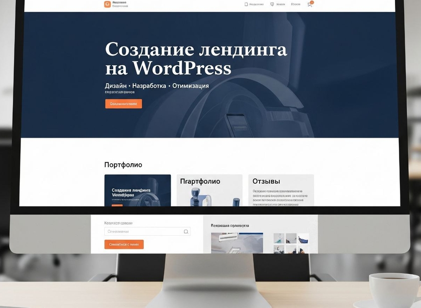 создание сайта лендинга на вордпресс