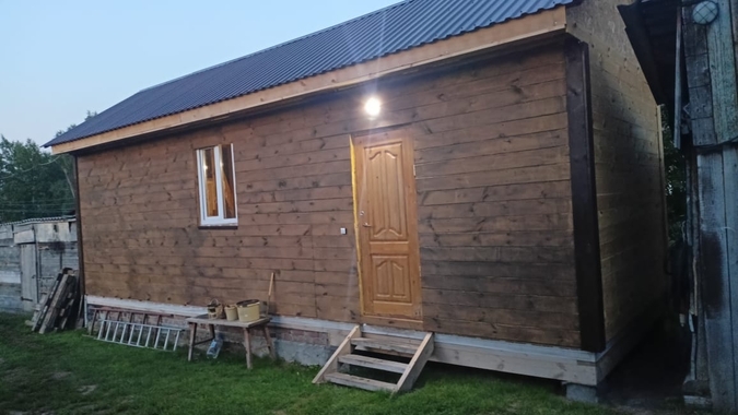 каркасная баня для дома и дачи