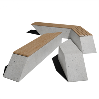 Лавочки Коллекция ZIG из архитектурного бетона