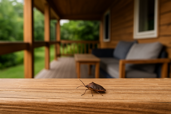 Клоп на веранде