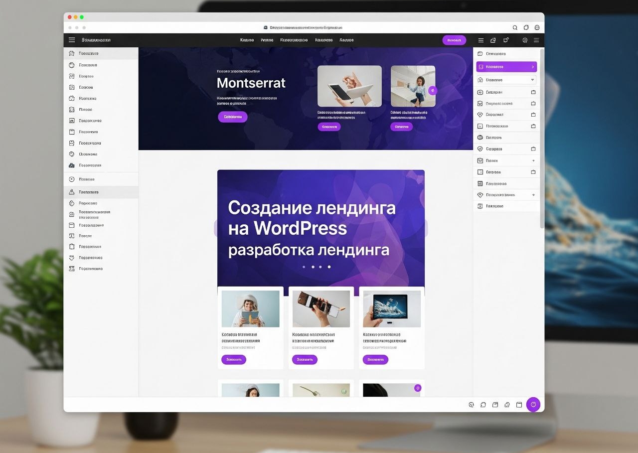создание лендинг на wordpress разработка лендинга