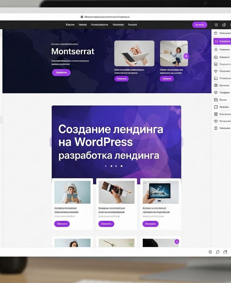 создание лендинг на wordpress разработка лендинга