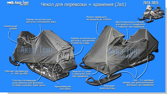 Чехол для снегохода
