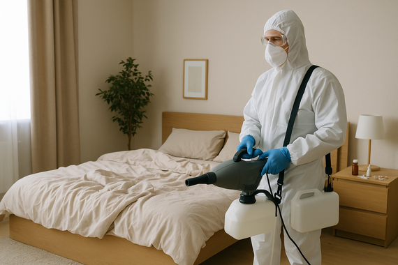 Дезинфекция спальни