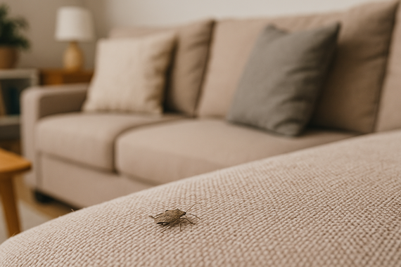 Клоп на диване