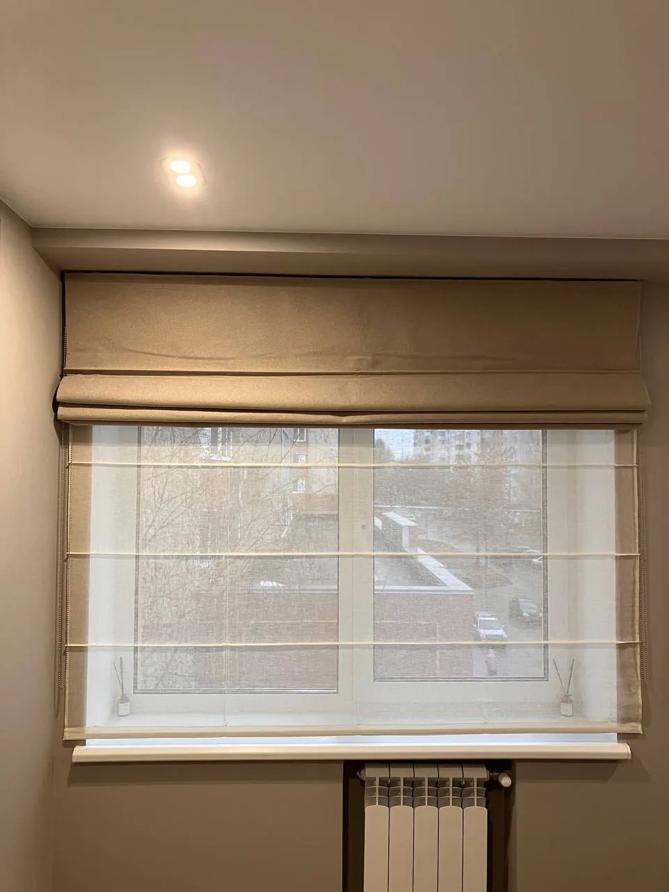 Римские шторы День-ночь в квартире Самара