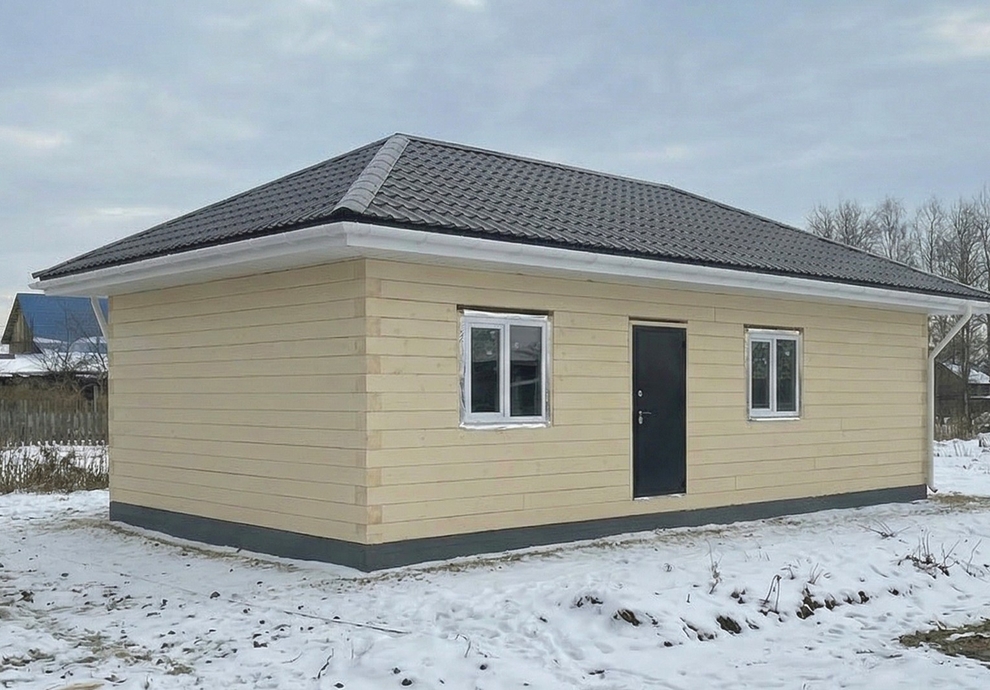 Готовый дом из газобетона