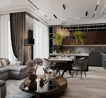 дизайн интерьера семейной квартиры