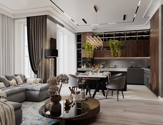 дизайн интерьера семейной квартиры