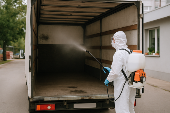 Дезинфекция грузового авто