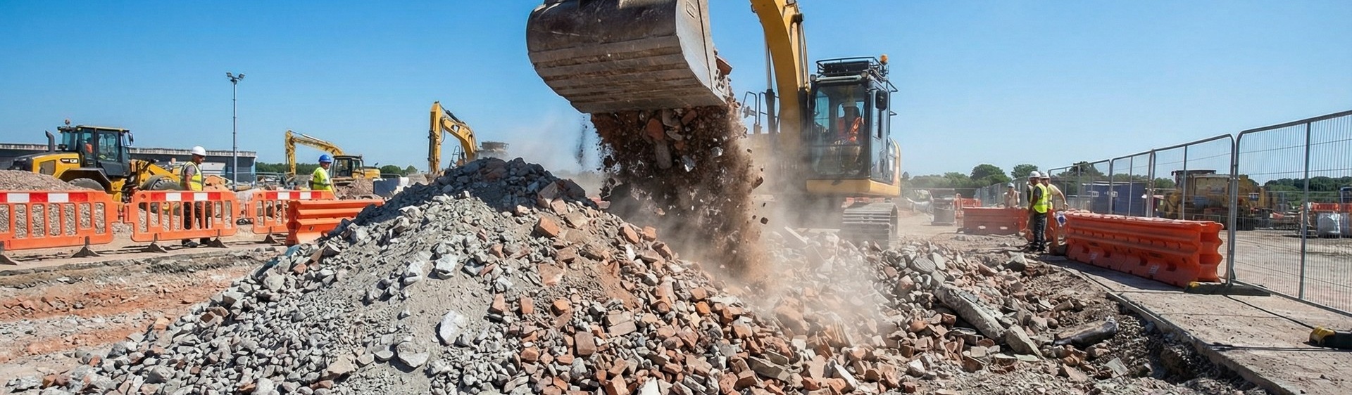 Бой строительный для отсыпки и укрепления грунтов