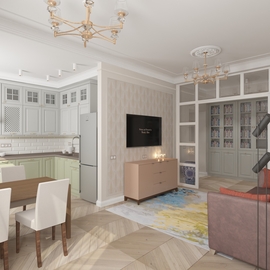 Дизайн проект квартиры 70м2