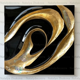 Картина из коллекции Натальи Жуковой " Black Gold Pearl "