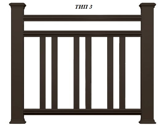 Тип 3 Сборка ограждения