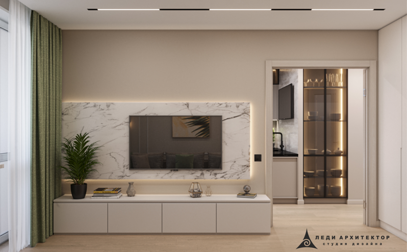 Дизайн-проект квартиры в ЖК Залесный