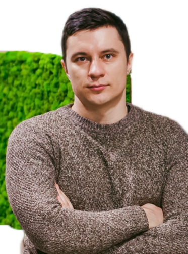 Соколов Юрий автор ТГ-канала "МОХнатый БИЗНЕС" про озеленение интерьеров стабилизированным мхом