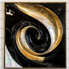 Картина из коллекции Натальи Жуковой " Black Gold Pearl "