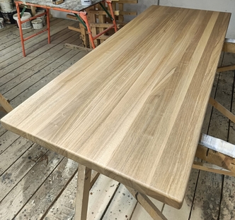 Изготовление столешниц прямоугольных на заказ из древесного массива в Уфе от компании ЭкоМассивУфа