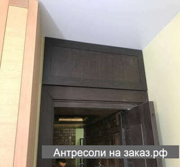 Фотография №7 Антресоль цвет венге МДФ рамка с одной дверцей