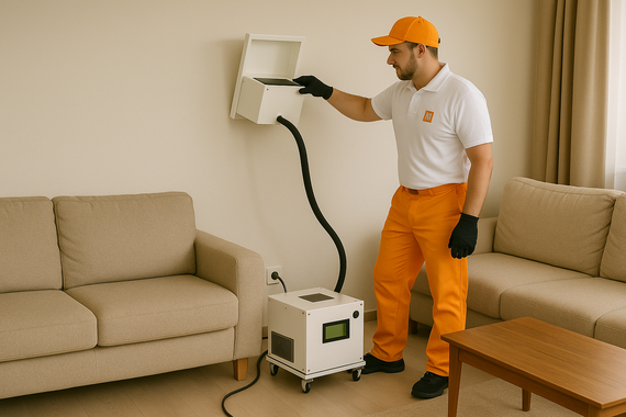 Дезинфекция в гостиной