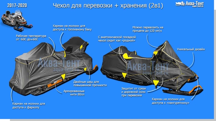 Чехол для снегохода