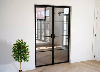 Изготовление стеклянных лофт дверей WDV.KZ