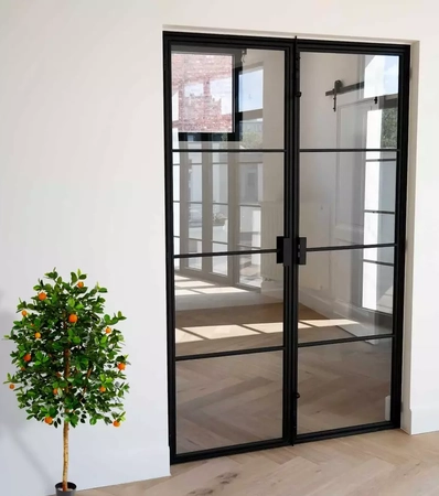 Изготовление стеклянных лофт дверей WDV.KZ