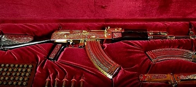 АК в золоте