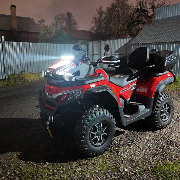 Фары GL70 2.0 на квадроцикле Шармакс