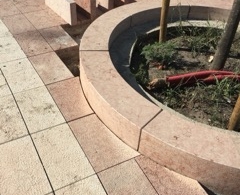 Устройство покрытий из натурального камня в Минске