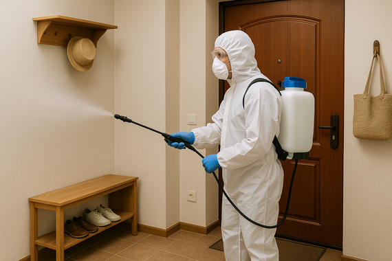 Дезинфекция прихожей