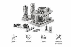 Монтажные комплекты Flintec — опоры, защита и крепёж для установки датчиков