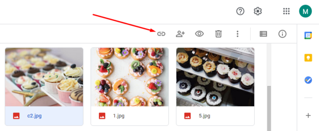 Настройка доступа к файлу в Google Drive