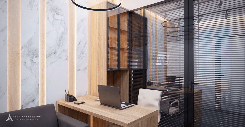 Дизайн приемной в клинике Корд