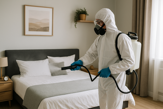 Дезинфекция спальни