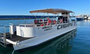 Групповая рыбалка на катамаране Сибирь в Адлере