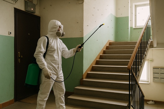 Дезинсекция подъезда