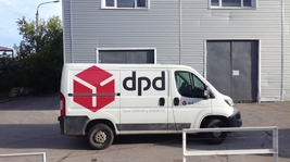 Брендирование автомобиля Volkswagen Transporter компании DPD/ Самара