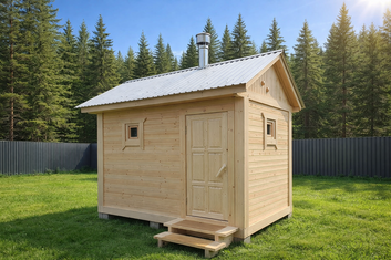 Строительство бань с беседкой под ключ