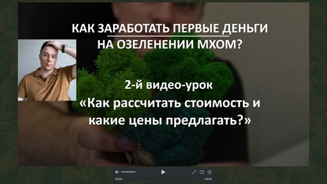 КАК ЗАРАБОТАТЬ ДЕНЕГ НА ОЗЕЛЕНЕНИИ МХОМ? и начать бизнес на стабилизированном мхе business-moss.ru